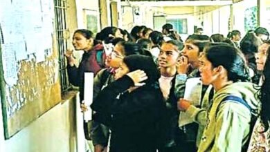 Illegal extortion of money from students at SS Girls Plus Two School in the name of admit cards