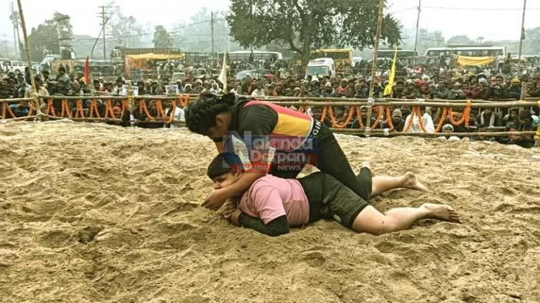 राजगीर दंगल प्रतियोगिता में दिखी देसी कुश्ती की धमक, मेरठ की तनु और पानीपत के रोहित बने चैंपियन