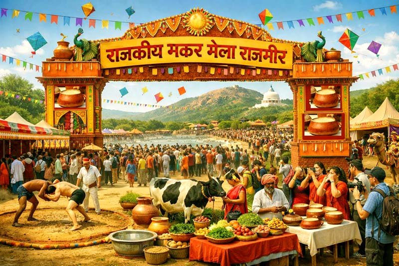 The seven day state level Makar Mela will begin on January 14