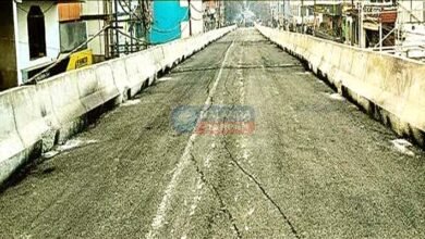 Why is the construction of the Bharavpur flyover not starting on time