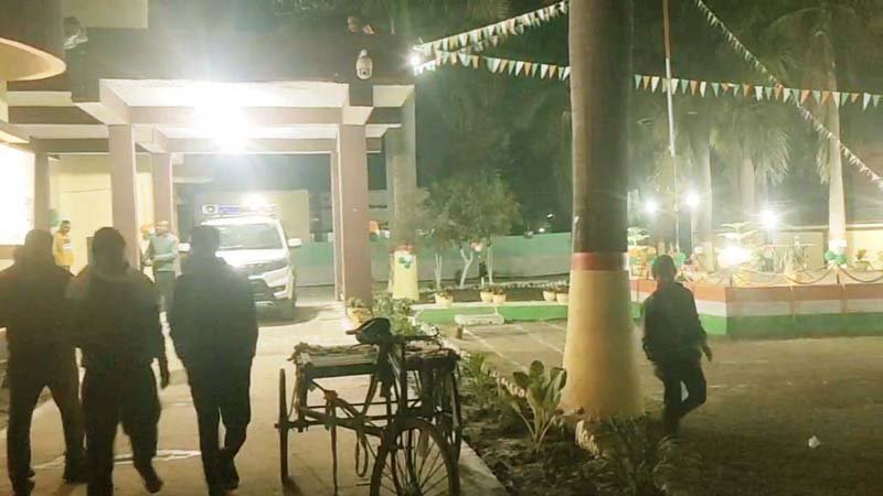 हरनौत रांची रोड पुरानी पेट्रोल पंप के पास छेड़खानी की कथित घटना स्थल