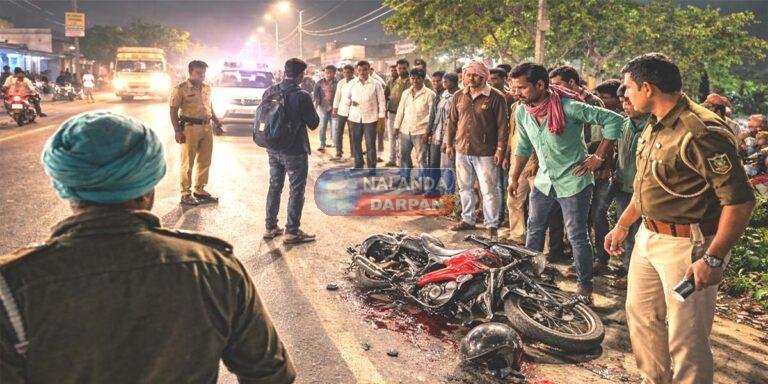 एकंगरसराय सड़क हादसा, वार्ड सदस्य की मौत