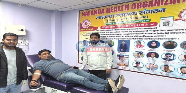 जन्मदिन पर पत्रकार एम फिरदौसी तालिब ने रक्तदान कर मानवता का दिया संदेश