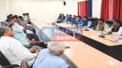 बौद्ध सर्किट फोरलेन पर मुआवजे का ब्रेक, किसानों-प्रशासन की बैठक बेनतीजा, रैयत जहर की पुड़िया लेकर पहुंचे 7 bauddh circuit road construction muaavja vivad rajgir