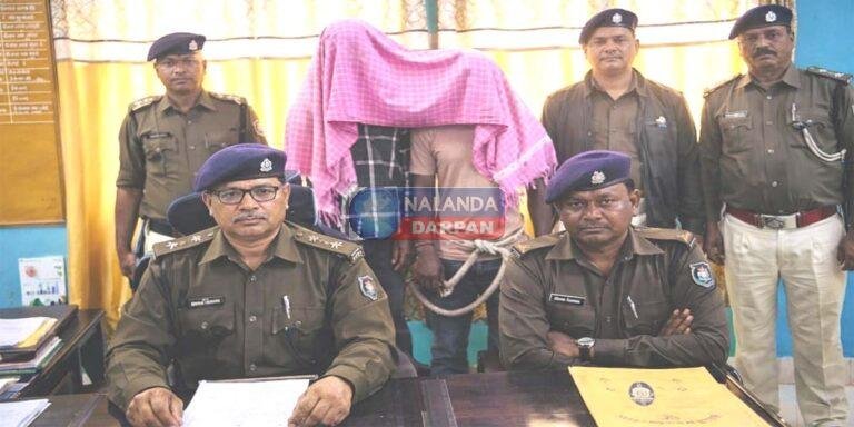 राजगीर में पटना STF अलर्ट पर बड़ी कार्रवाई, हथियार और शराब के साथ दो गिरफ्तार