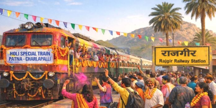 यात्रीगण ध्यान दें: राजगीर होकर गुजरेगी पटना-चर्लपल्ली होली स्पेशल ट्रेन