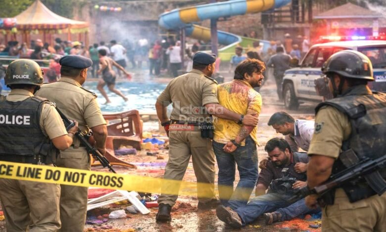 Holi crime in Nalanda: बिहारशरीफ स्मार्ट सिटी वाटर पार्क में खून की होली, गोलियों की तड़तड़ाहट के बीच पत्रकार जख्मी, भोजपुरी गायक गिरफ्तार 1 holi-gunfire-smart-city-water-park-nalanda-roshan-rohi-arrest