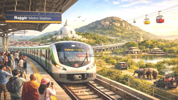 Rajgir Metro Connectivity: क्या यह बिहार के पर्यटन विकास के लिए बड़ा बदलाव साबित होगा? Rajgir Metro Connectivity: क्या यह बिहार के पर्यटन विकास के लिए बड़ा बदलाव साबित होगा?