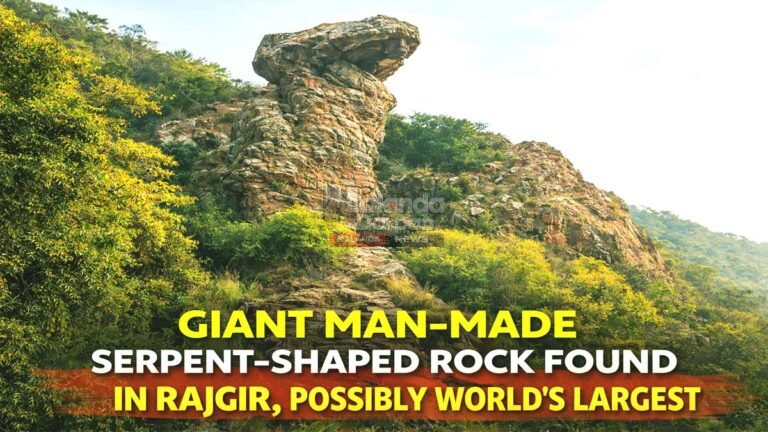 Archaeological findings linked to Buddhist texts and ancient traditions near Vaibhargiri hills