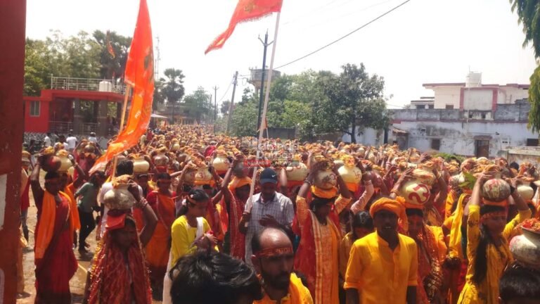 कतरीसराय सुंदरपुर में 1008 श्री चंडी महायज्ञ का शुभारंभ, 1111 महिलाओं की भव्य कलश यात्रा से गूंजा इलाका