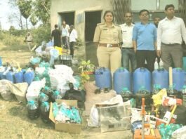 Excise Department busted an illegal liquor factory in Nalanda’s Manpur area