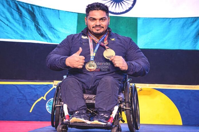 ओपन पैरा पावरलिफ्टिंग में झंडू कुमार ने बढ़ाया नालंदा का मान, जीता कांस्य पदक Jhandu Kumar from Nalanda