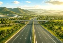 Rajgir four lane road